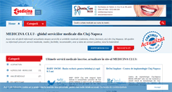Desktop Screenshot of medicinacluj.ro